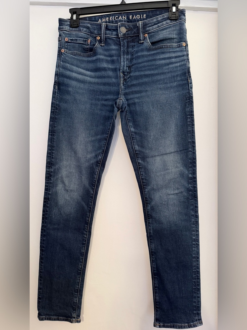 American Eagle Men's Skinny Jeans | Medium Wash Stretch Denim | Size 31x30